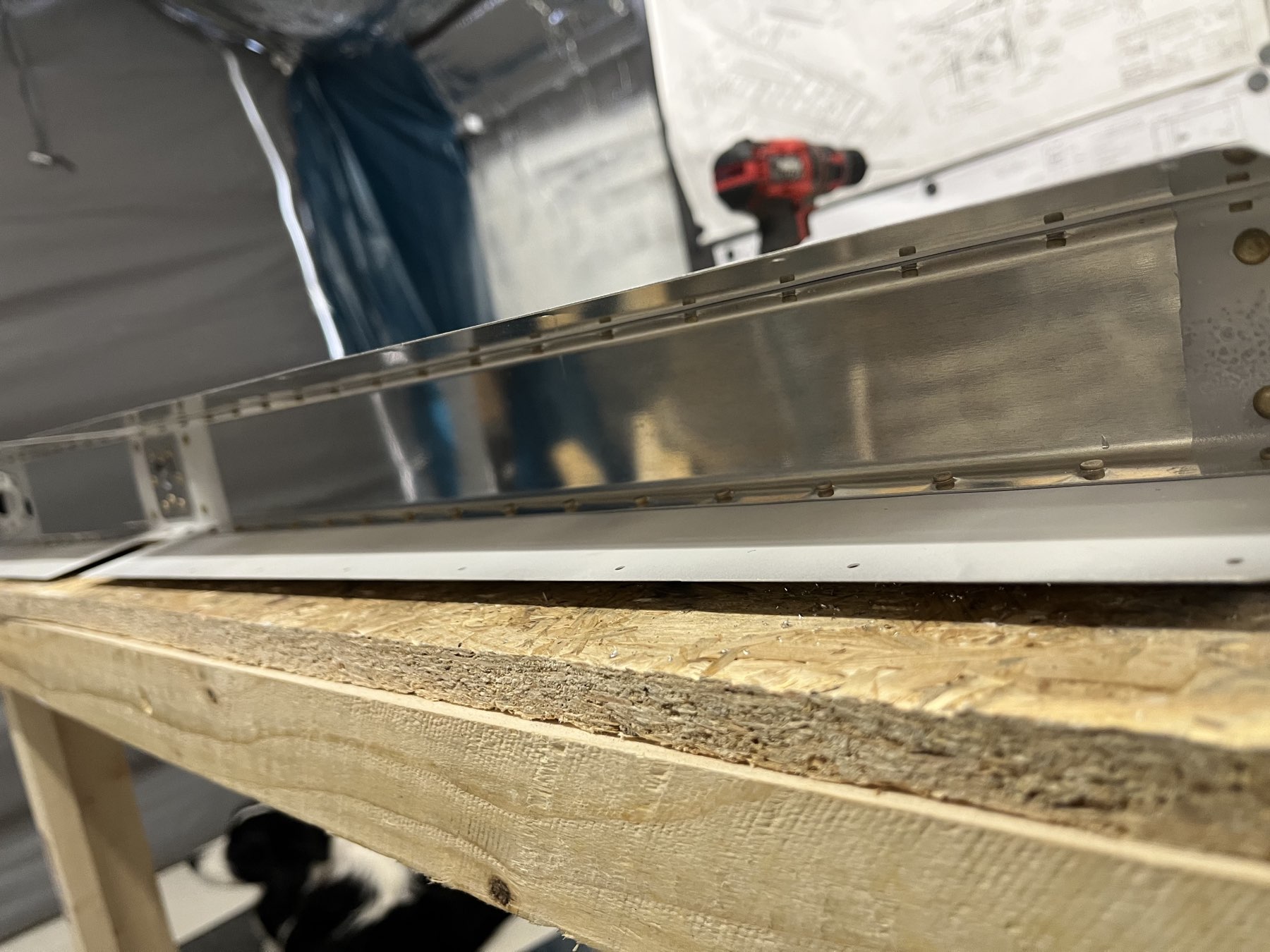 Nietenreihe von vorne