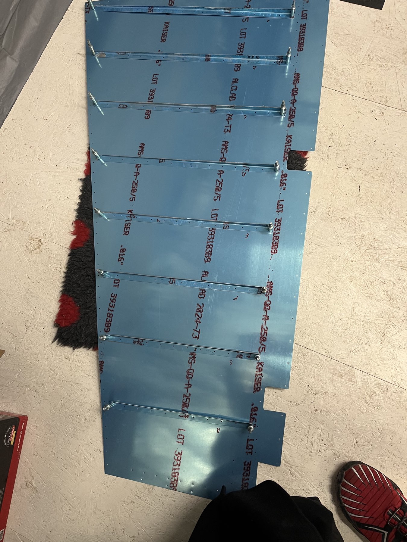 Ruder rechts komplett mit Verstärkern