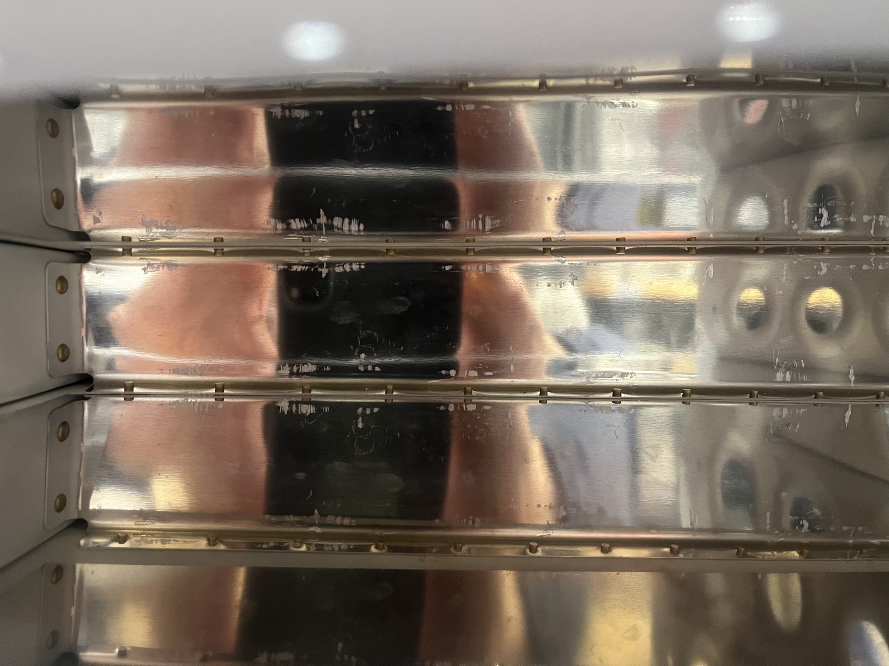 Innenansicht nach dem Nieten