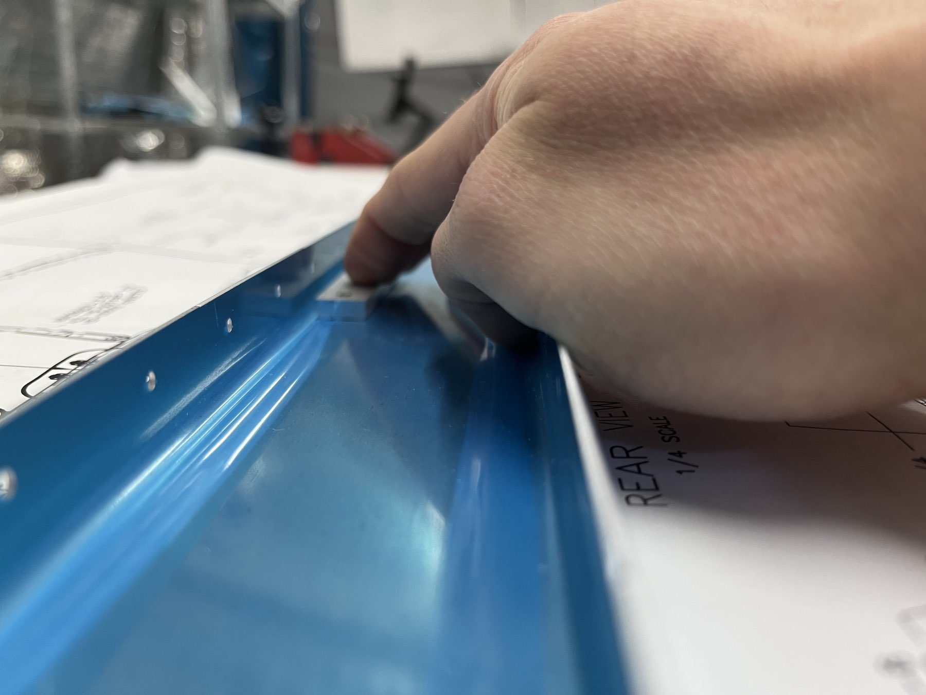 Abstand vom Verstärker zum Streben