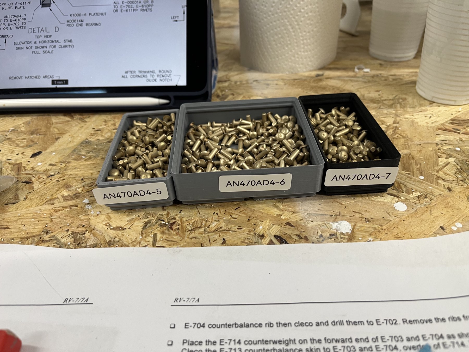 3 unterschiedliche Längen für einen Teil des Skeletts