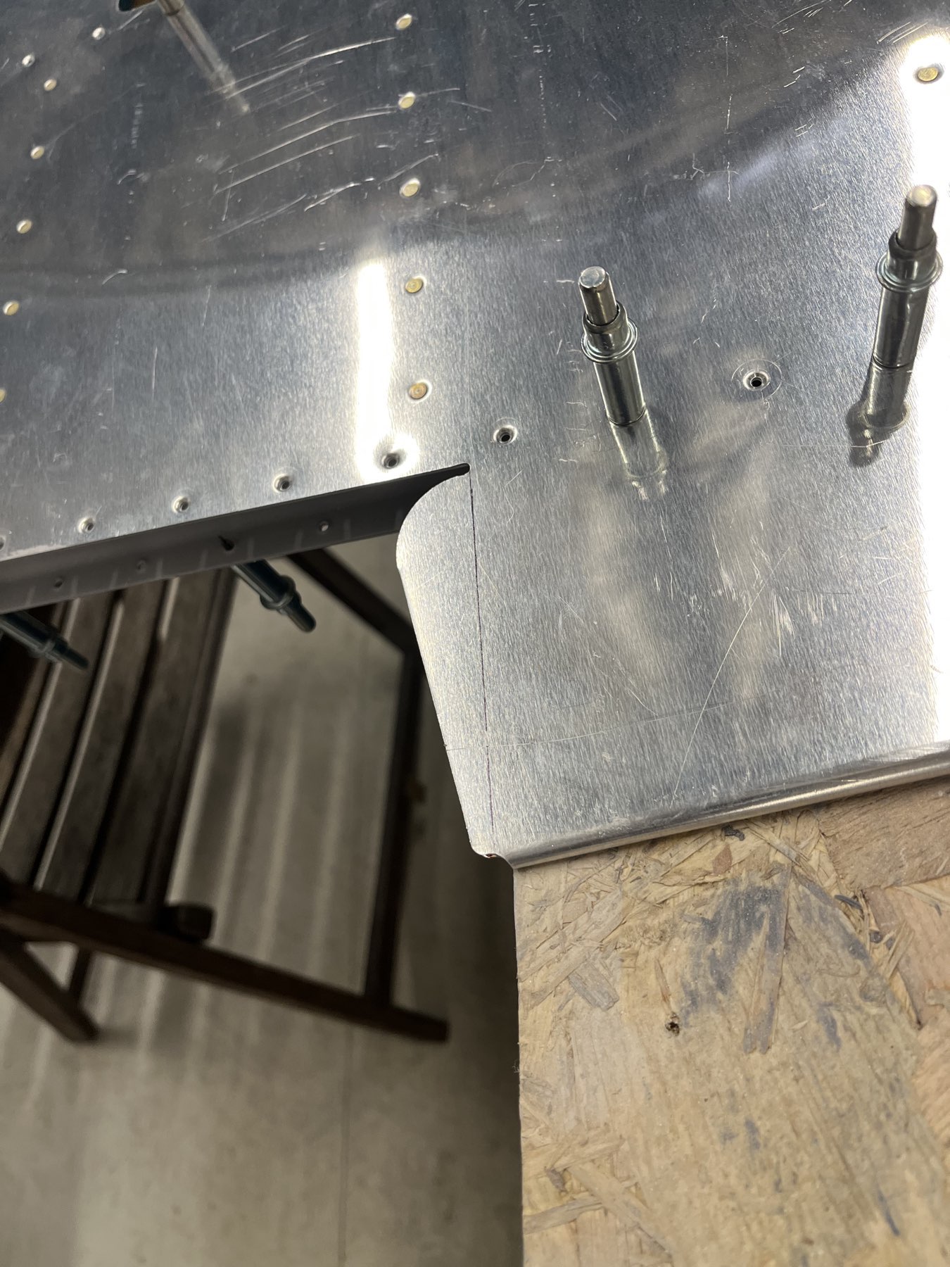 Trimtab noch ungebogen