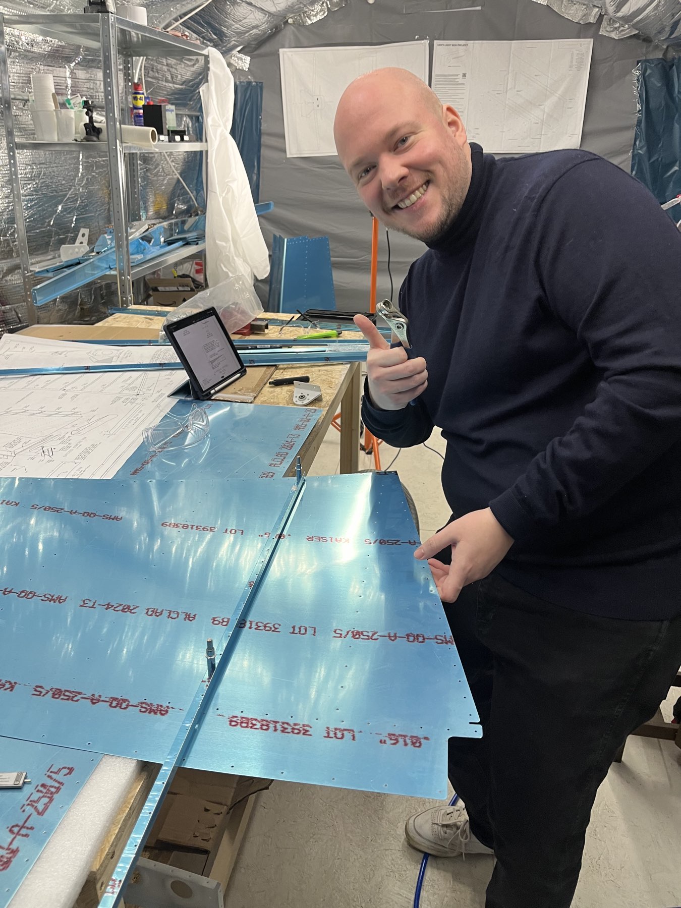 Erstes Anlegen der Verstärker auf dem Ruder