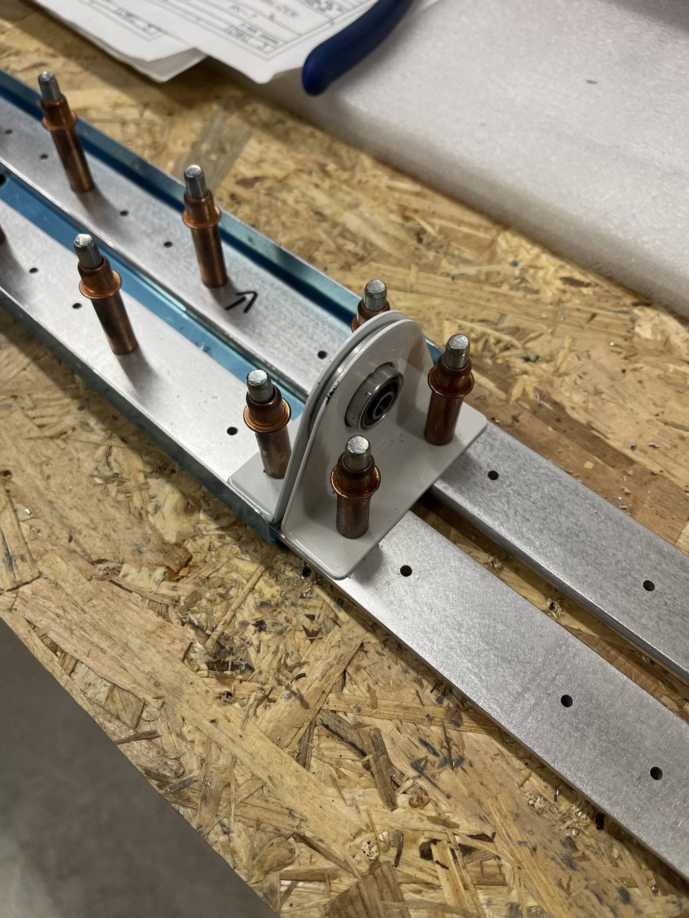 Zentraler Winkel zusammengebaut