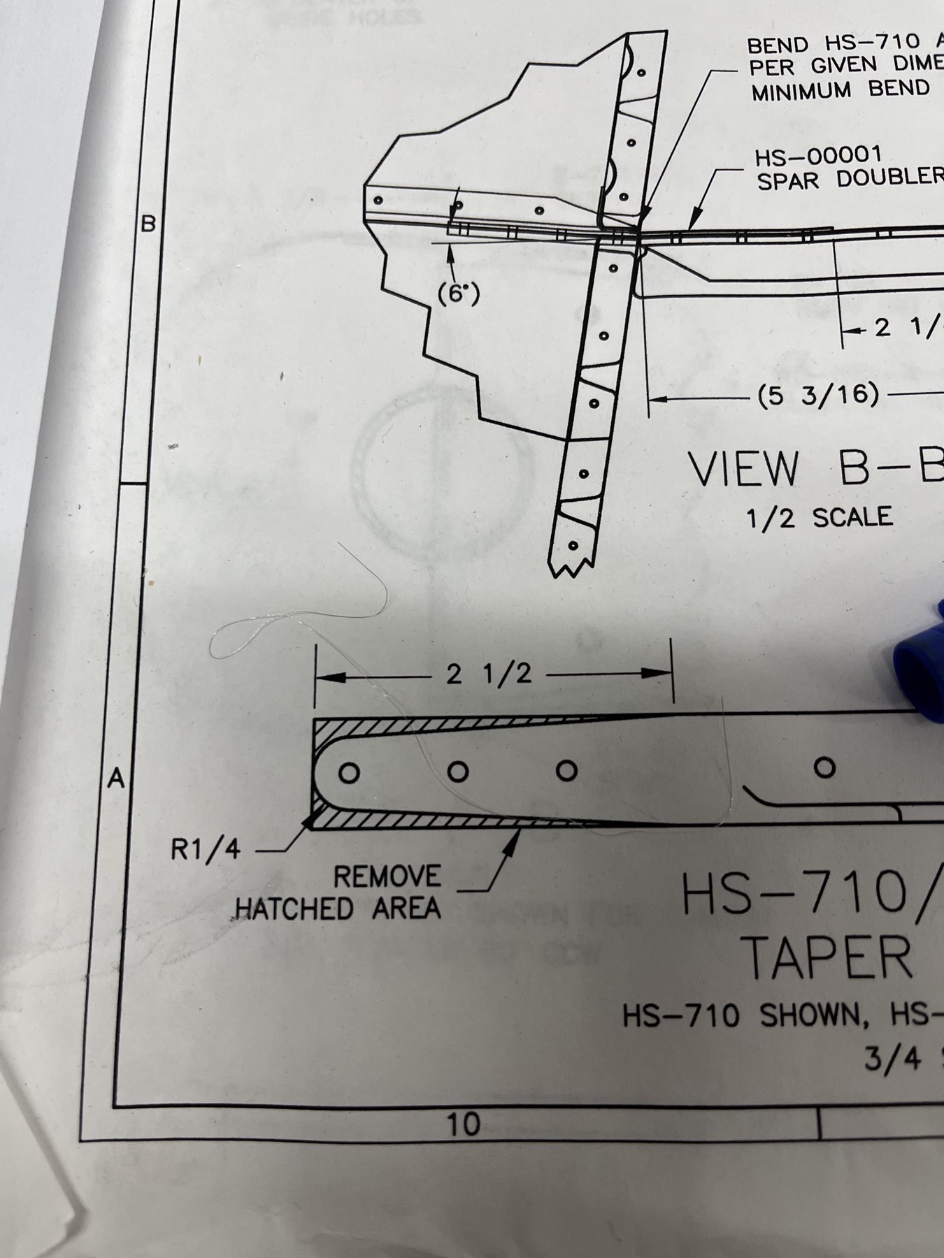 Dimensionen für die Ecken des Verstärkers